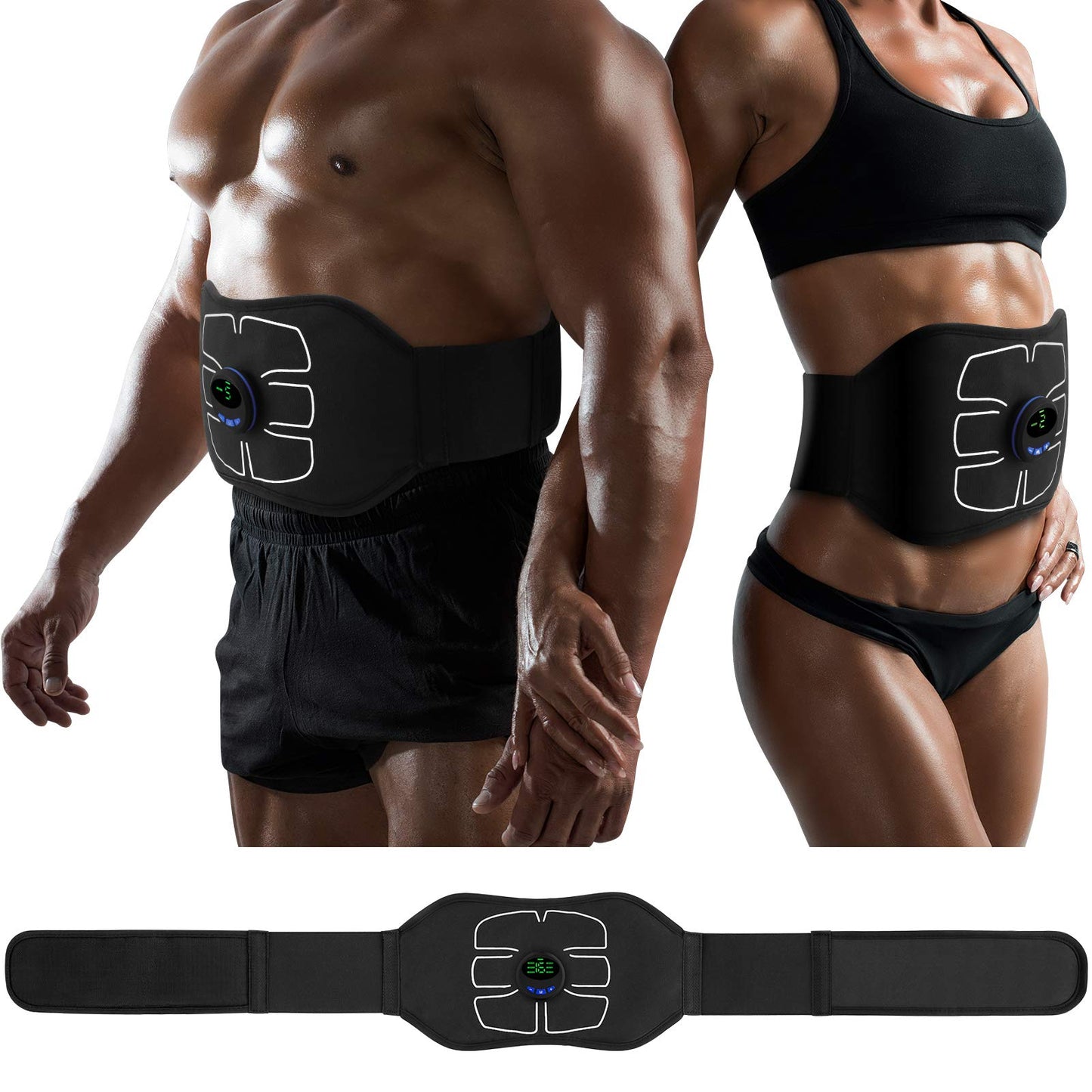 CoreCrafter Abdominal Toning Belt - Black Edition