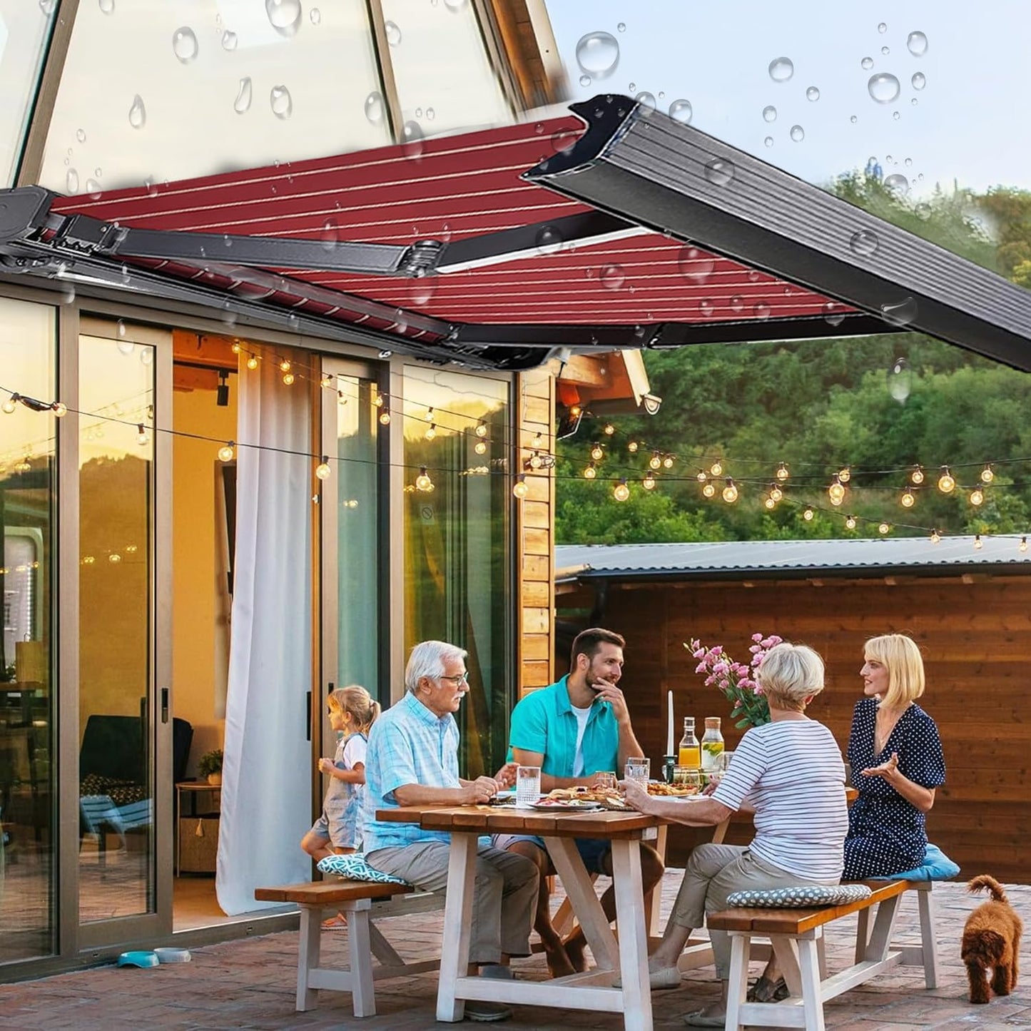 LuxShade Remote-Controlled Awning