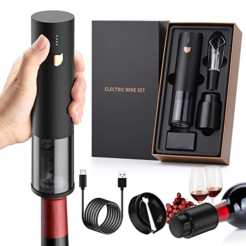 Rechargeable Electric Wine Opener Gift Set
