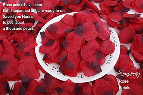 Simplicity Red Rose Petals for Romantic Nights and Special Occasions