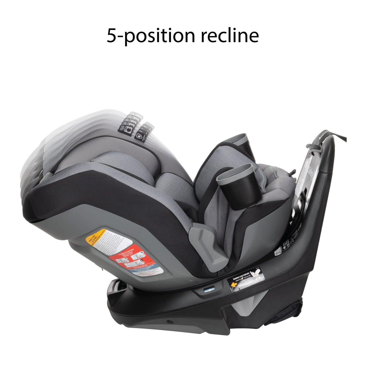 Safety 1st Turn and Go 360 DLX Rotating All-in-One Car Seat, Provides 360¡ seat Rotation, Dunes Edge