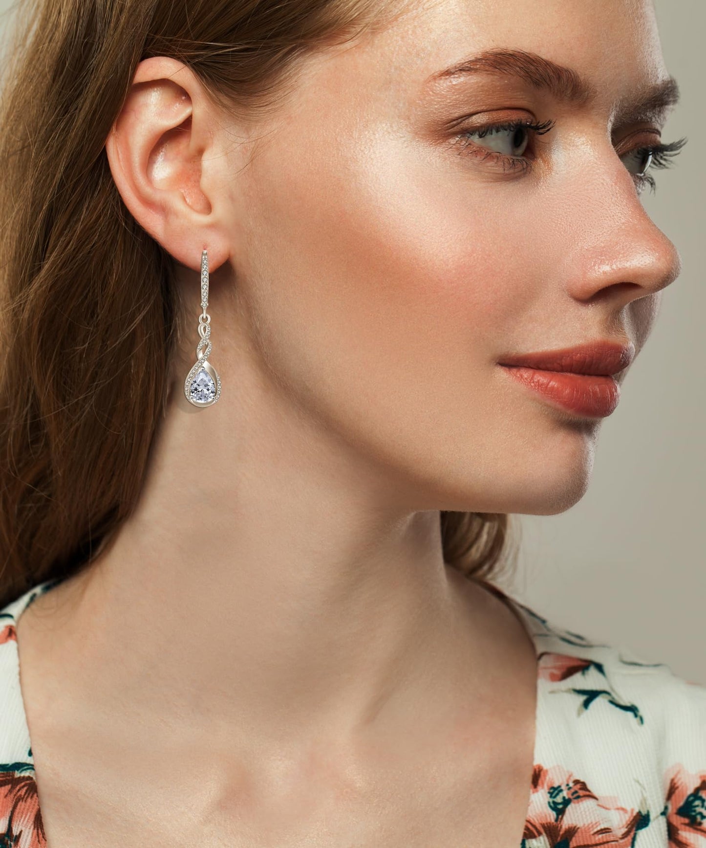 Timeless Infinity Drop Earrings