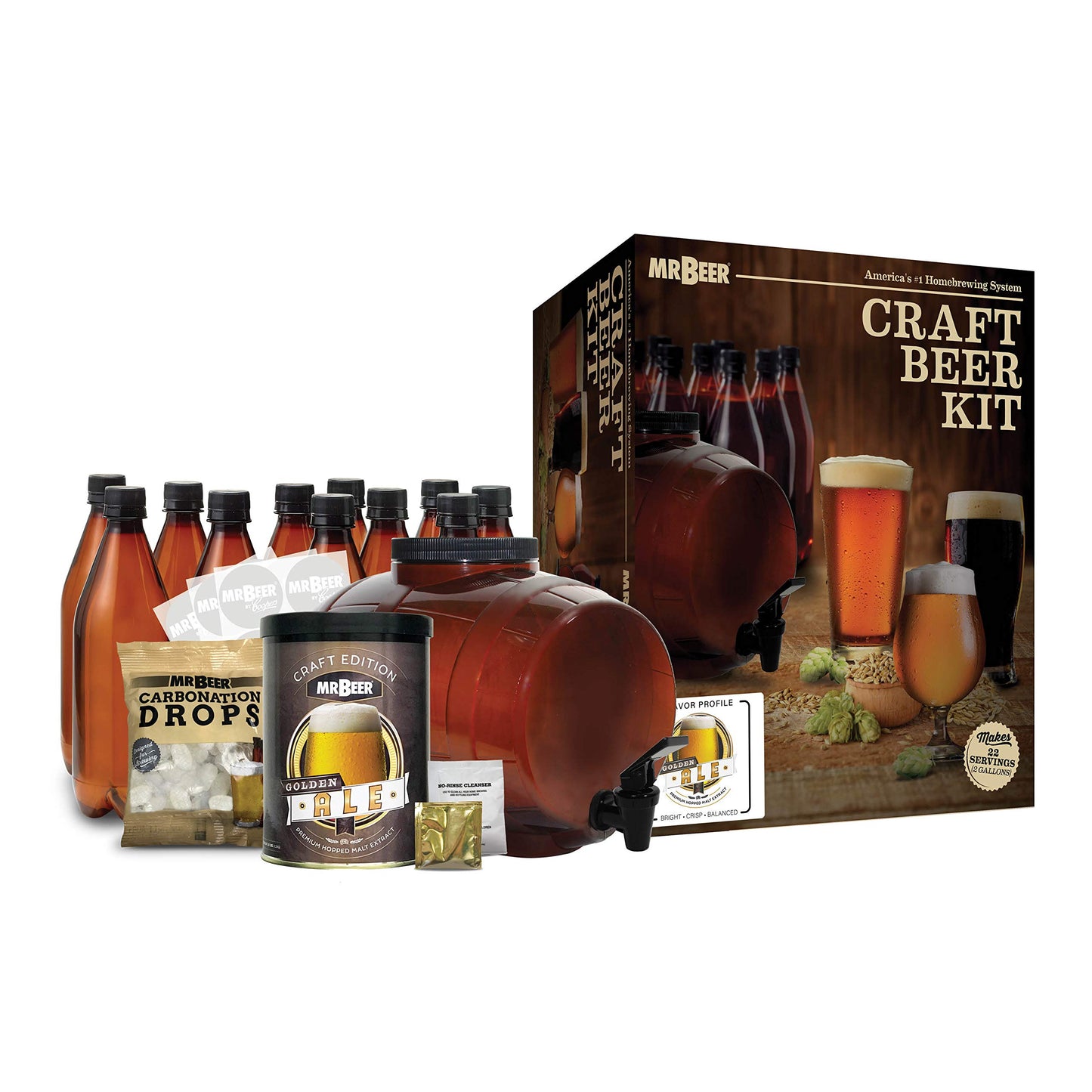 Mr. Beer 2 Gallon Beer Making, Complete Kit