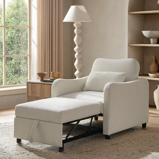 Mopio Sophie 4-in-1 Convertible Sleeper Chair – Style, Comfort & Versatility!