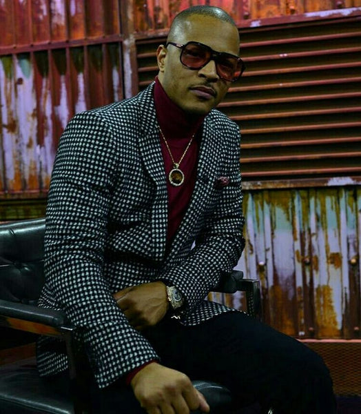 Men’s Houndstooth Business Casual Suit Jacket - Sharp. Modern. Unstoppable Style. 🔥