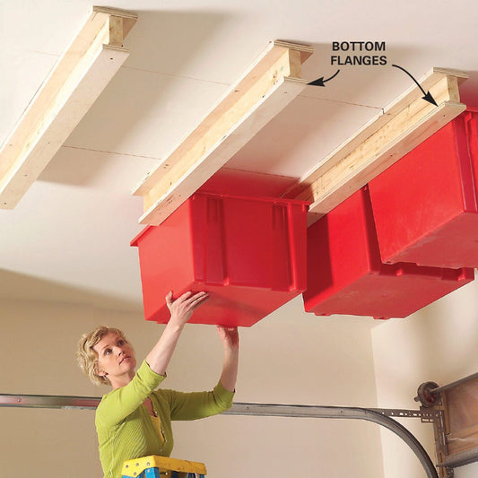 Maximize Garage Space with HANDT Overhead Storage Racks!