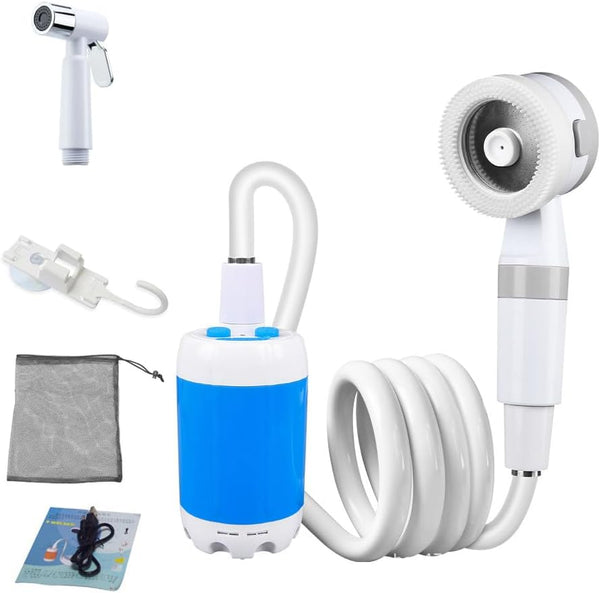 Stay Fresh Anywhere with the Portable Camping Shower 🚿