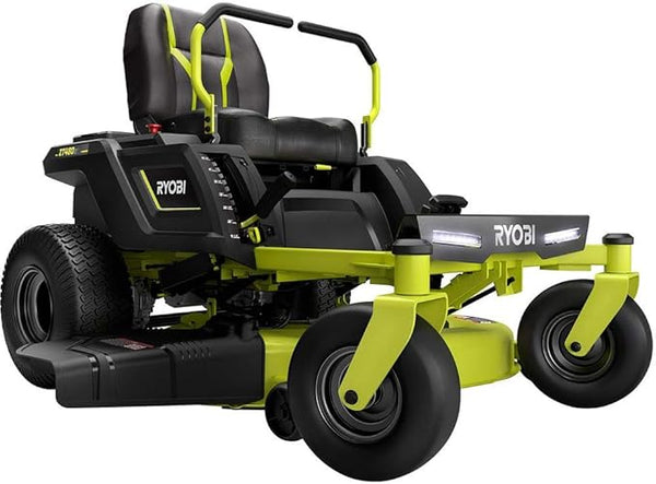 Rule Your Yard with the RYOBI 42” Electric Zero Turn Mower – Limited Stock!