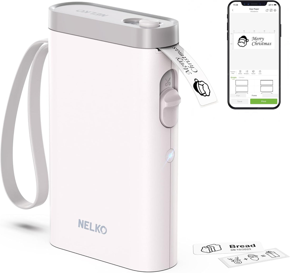 Stay Organized in Style with the Nelko Label Maker!