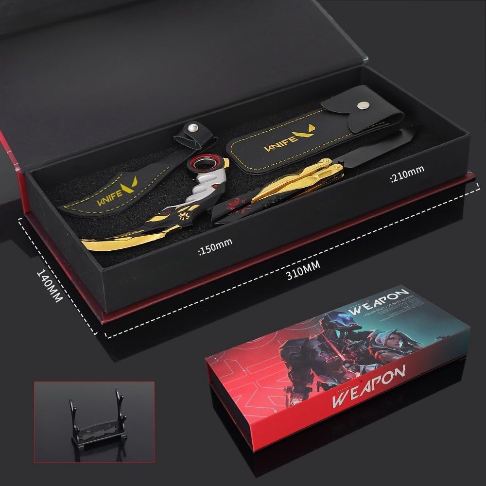 Level Up Your Arsenal with the Valorant Champion Karambit Knife Set! 🔥🗡️