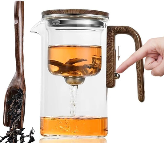 Brew Smarter and Sip Happier with Water Separation Glass Magic Teapot ☕✨