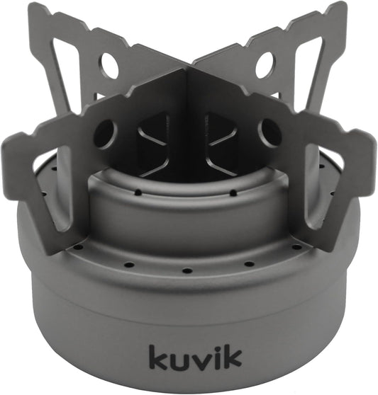 Kuvik Titanium Alcohol Stove – Ultralight, Reliable, Adventure-Ready! ⛺🔥