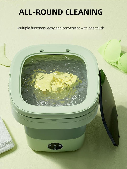 Wash Anywhere, Anytime – The Foldable Wonder Washer! 🌿🌀