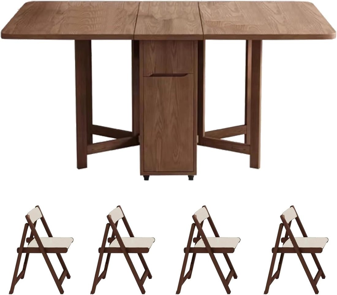 59-Inch Folding Dining Table Set Review: A Smart Space-Saving Dining Solution for Modern Homes 🏡
