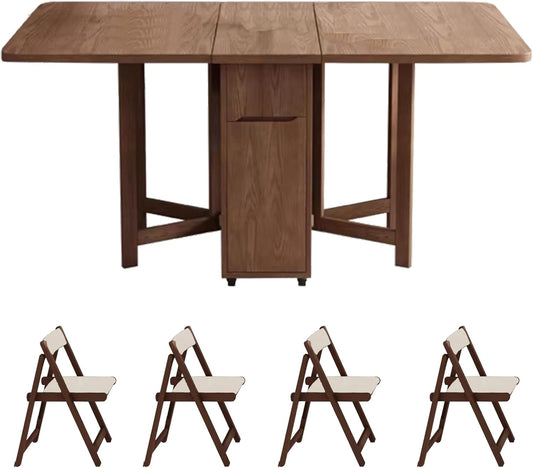 59-Inch Folding Dining Table Set Review: A Smart Space-Saving Dining Solution for Modern Homes 🏡
