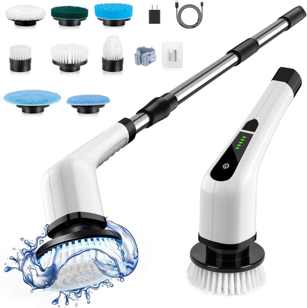 Say Goodbye to Scrubbing Struggles! 💥 Meet the Ultimate Electric Spin Scrubber!