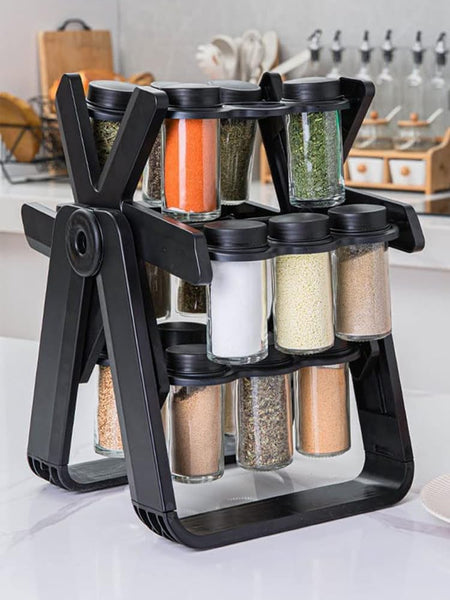 Rotating Spice Rack Organizer – Your Kitchen’s New Show-Stopping Spice Station!