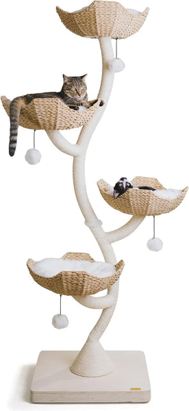 The Sanctuary Cat Tree: The Ultimate Luxury for Your Feline Friend