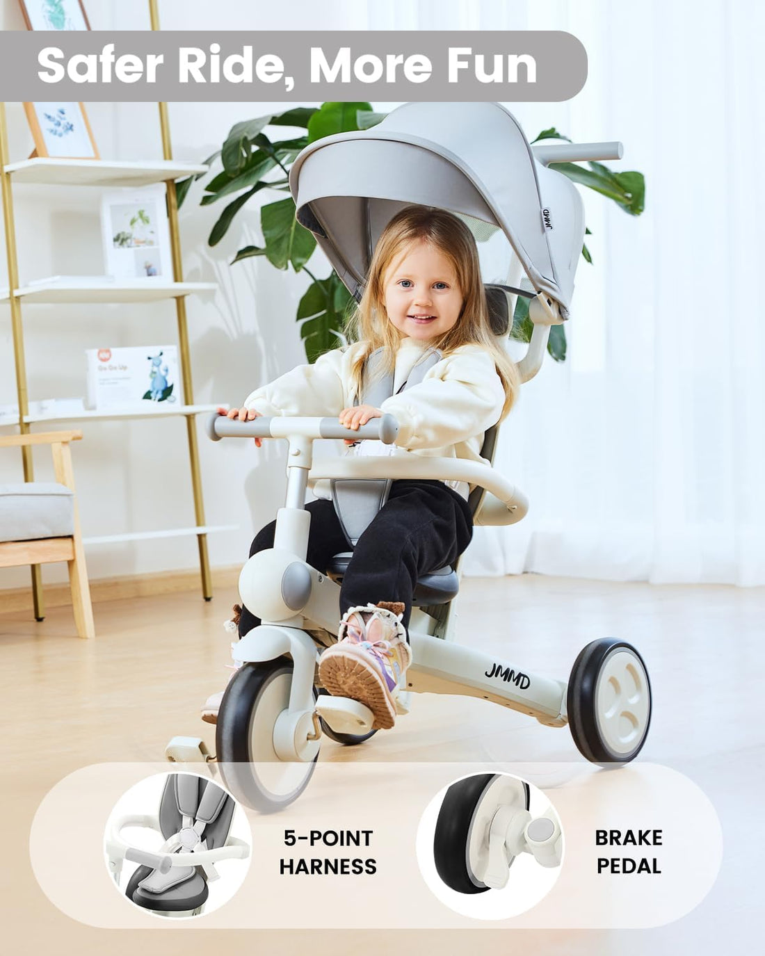 Adventure Awaits: The Ultimate 7-in-1 Baby Trike! 🚲