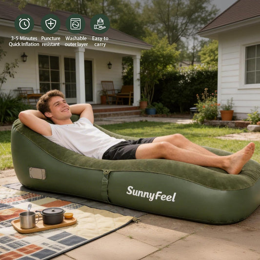 Best Inflatable Camping Chair? Honest Look at the SUNNYFEEL Air Sofa ✨