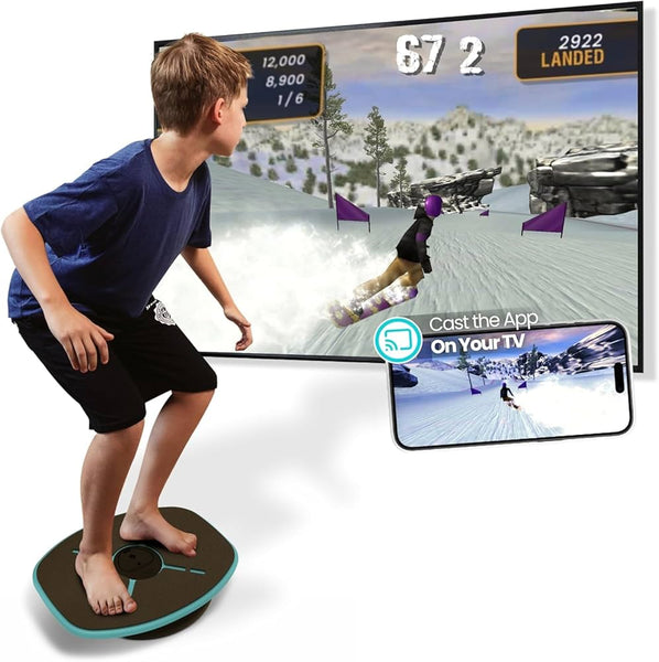 Introducing the GoBalance Board – the smart, app-enabled balance board that turns fitness into fun and every workout into a challenge you can’t wait to crush! 🎮💪