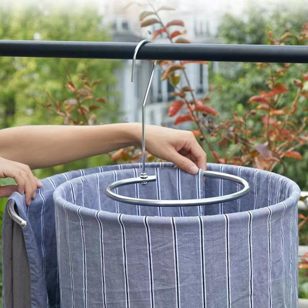 Revolutionize Laundry Day with the Spiral Hanger Magic!