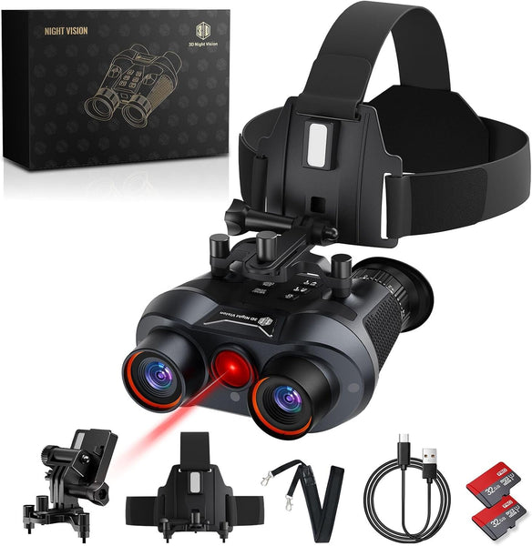 Unlock the Night with 3D VR Night Vision Goggles – 8K Clarity, Total Immersion!
