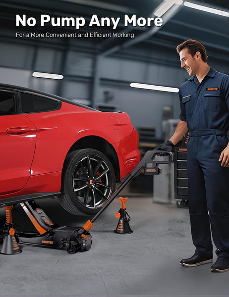 3 Ton Electric Floor Jack Review (6000 lbs, Low Profile, 3-3/8