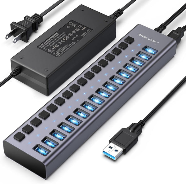 Supercharge Your Setup with the ACASIS 16-Port Powered USB 3.1 Hub 🚀