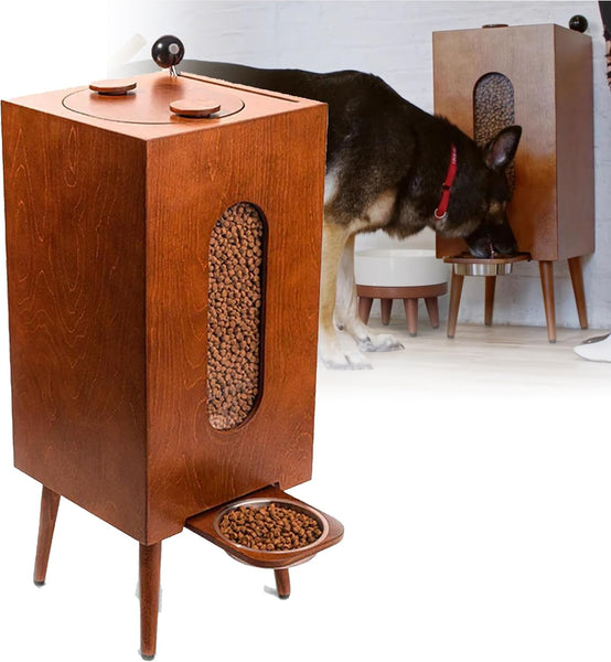 Stylish Dog Food Storage & Feeding Station 🐾