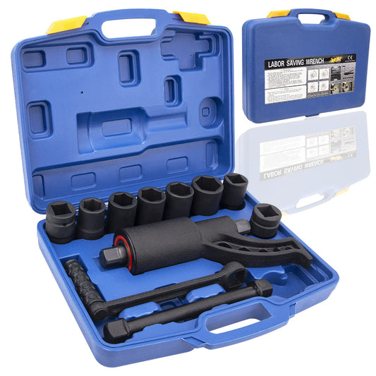 The Heavy Duty Torque Multiplier Wrench Set is your ultimate labor-saving weapon!