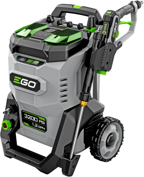 Take your cleaning game to the next level with the EGO HPW3200 3200 PSI Pressure Washer!