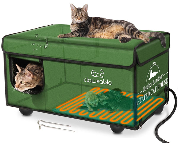 Clawsable Cooling Cat House – The Ultimate Summer Haven for Cats!
