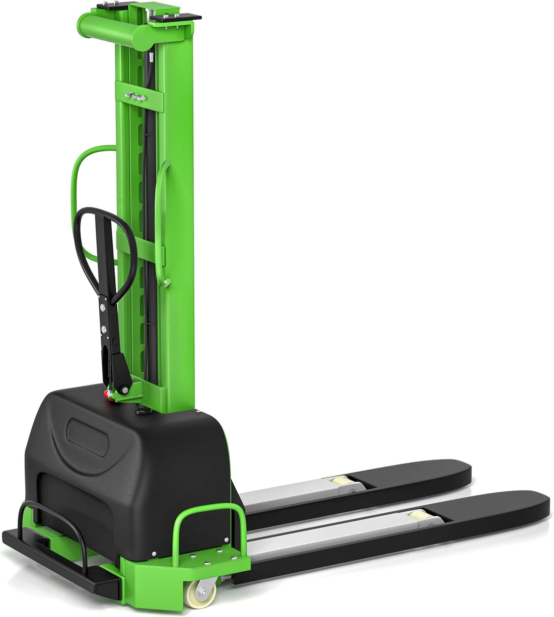 US-ZTS11K-SE Semi Electric Self Loading Forklift Pallet Stacker Review (2026) 🚚🛗