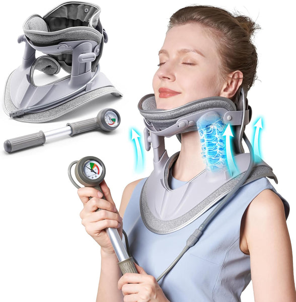 Say Goodbye to Stiff Mornings and Hello to Soothing Relief with the Cervical Neck Traction Device