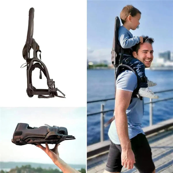 The ultimate child shoulder carrier that turns everyday walks into epic adventures!
