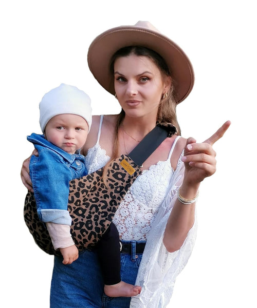 Toddler Carrier – Brown Leopard Edition! 🐆👶