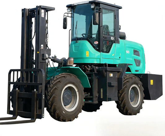 All-Terrain Electric Forklift 3.5–8 Ton Review: Built for Serious Construction Operations 🚜👷‍♂️