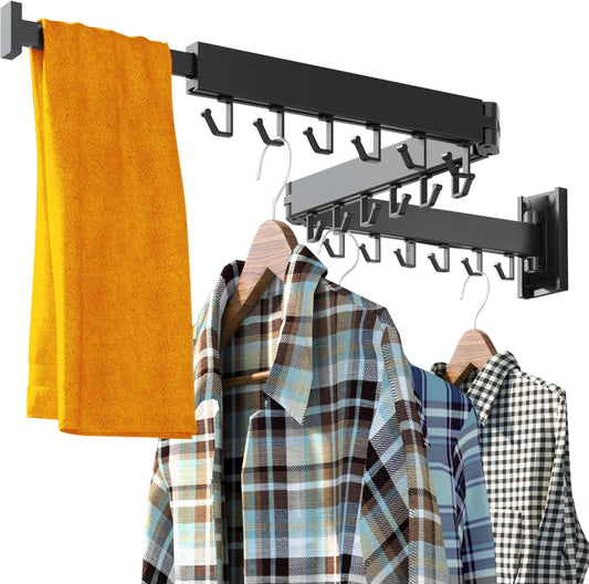 Dry Smarter, Save Space — The Ultimate Wall-Mounted Laundry Rack!🧺