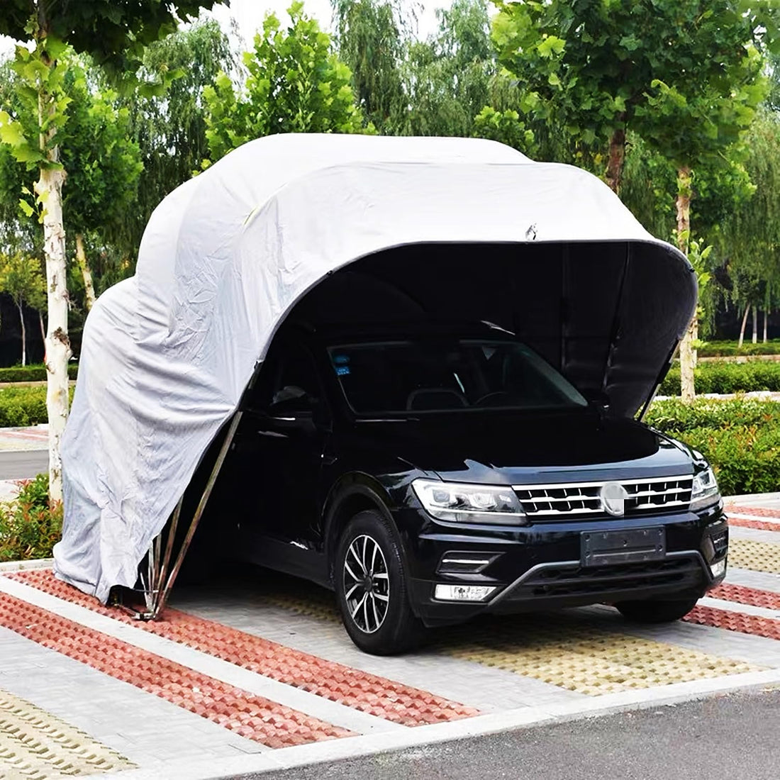 All-Weather Mobile Carport – Your Car’s Best Defense! 🚗⛅