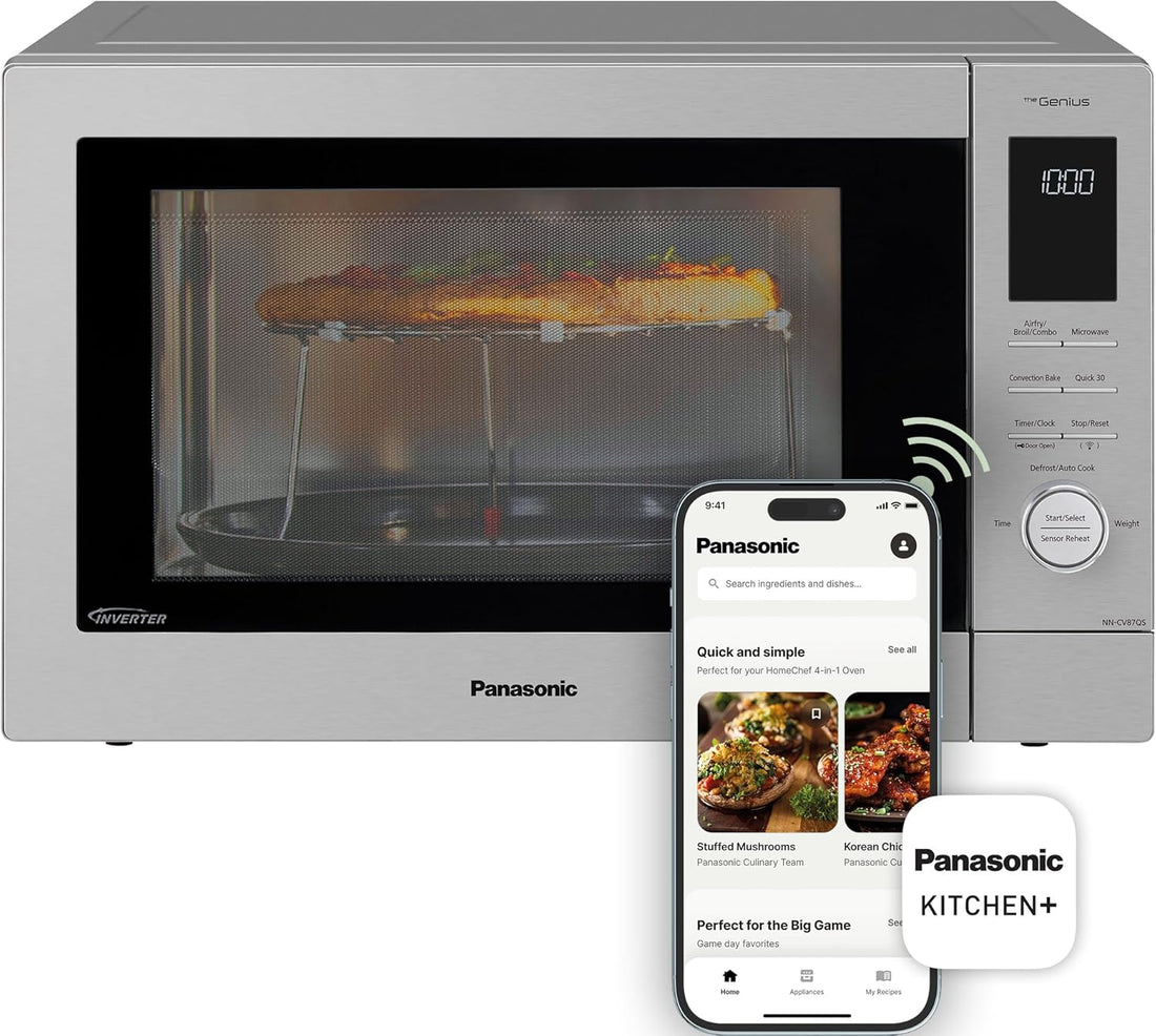 Panasonic HomeChef Connect Microwave Oven NN-CV87QS Review (2026) 🍜🔥