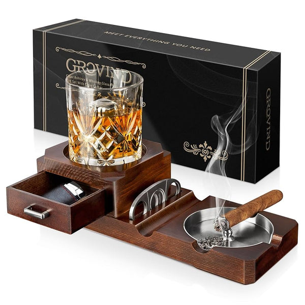 Smoke. Sip. Unwind. The Ultimate Gentleman’s Gift Set! 🥃