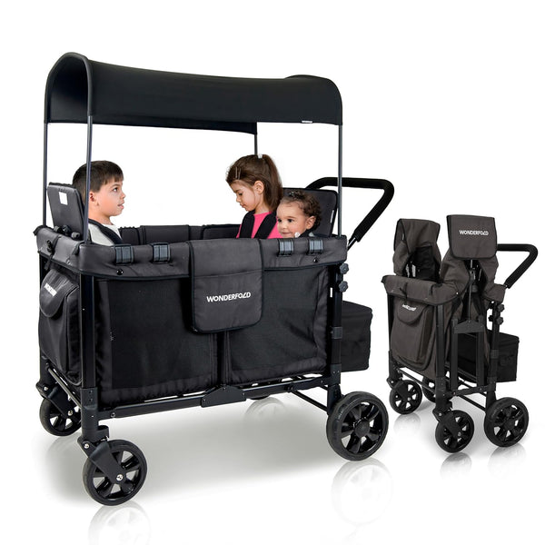 WONDERFOLD W4 Original Stroller Wagon – The Ultimate Ride for Your Little Crew!