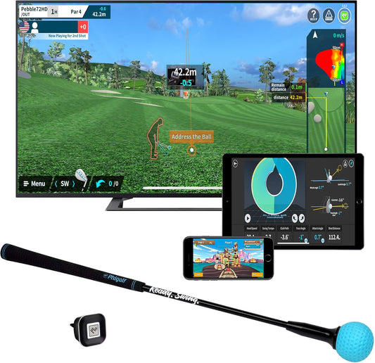 PHIGOLF Home Golf Simulator – Play 38,000+ Courses Anywhere!