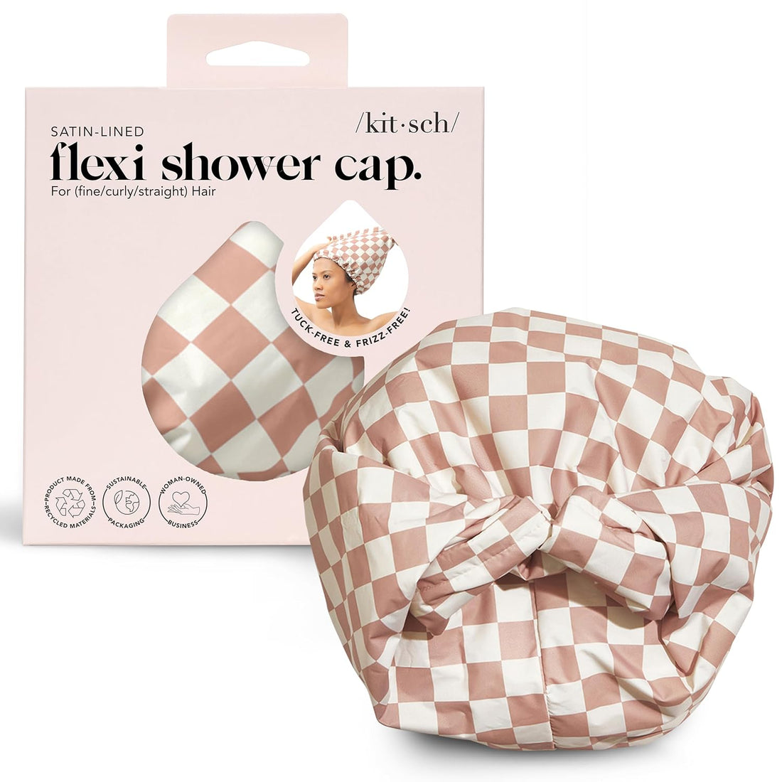 Kitsch Luxury Shower Cap – Where Style Meets Function! 💆🚿✨