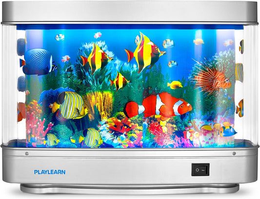 Playlearn Fake Fish Tank – A Mesmerizing Sensory Experience! 🌊🐠