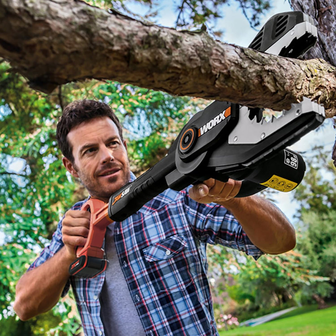 WORX JawSaw WG329E.9 – The Safer, Smarter Chainsaw