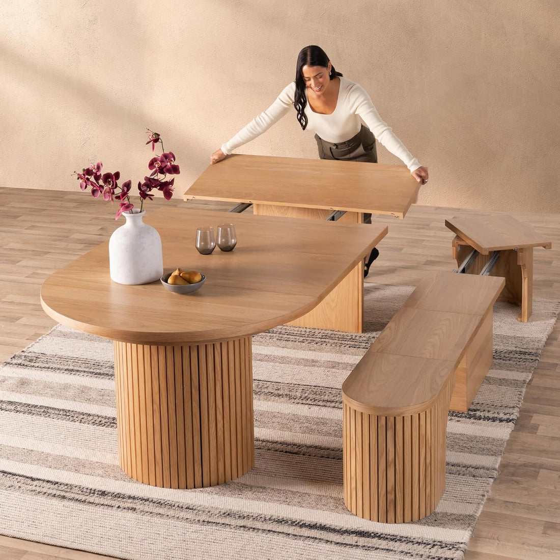 Transformer Table Round Dining Set Review: Is This Premium Solid Wood Extendable Table Worth It? 🍽
