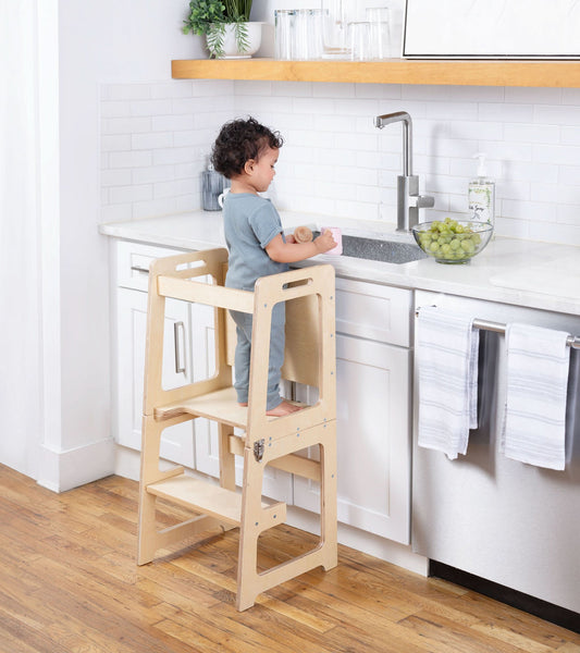 The Child Standing Tower Kitchen Step Stool is your new parenting must-have!