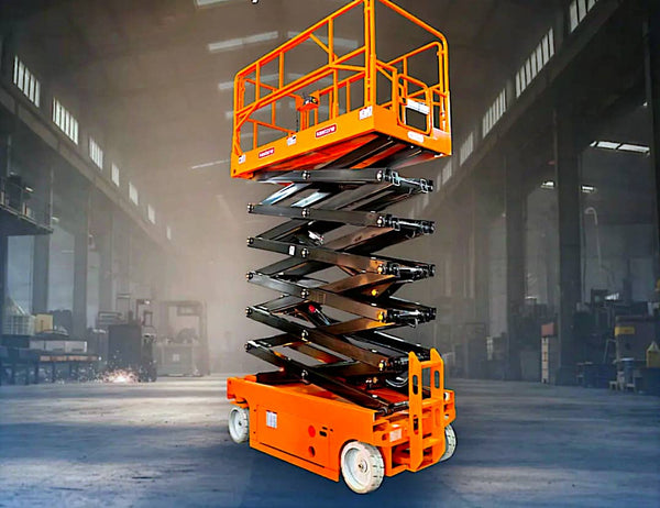 Full Electric Self-Propelled Scissor Lift US-TFE18 Review – 18ft Hydraulic Aerial Work Platform for Contractors 🛗👷‍♂️